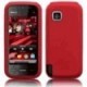 Etui silicone rouge pour Nokia 5230