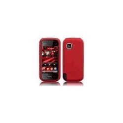 Etui silicone rouge pour Nokia 5230