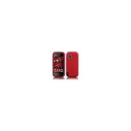 Etui silicone rouge pour Nokia 5230