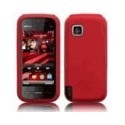 Etui silicone rouge pour Nokia 5230