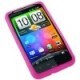 Housse silicone rose Pour HTC Desire HD