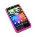 Housse silicone rose Pour HTC Desire HD