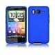 Housse etui silicone bleu Htc 7 Trophy