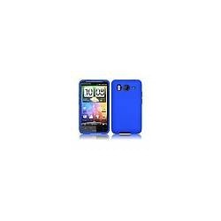 Housse etui silicone bleu Htc 7 Trophy