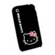 Housse Silicone Noir Hello Kitty Iphone 3G/3GS