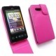 Housse de protection à clapet Rose HTC HD Mini T5555 ARIA G9