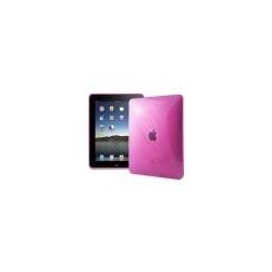 Etui Silicone en Tpu Rose pour Ipad 2