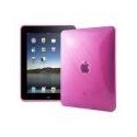 Etui Silicone en Tpu Rose pour Ipad 2