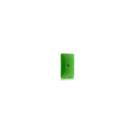 Housse etui silicone vert dur en tpu pour Ipad 2