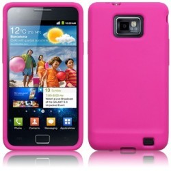 Silicone Rose pour Samsung i9100 Galaxy S 2