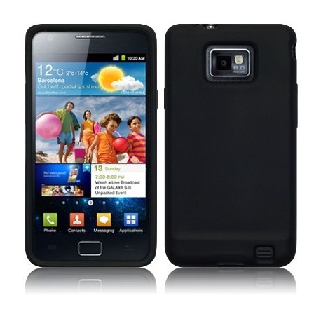 Coque Silicone noir Samsung Galaxy S2