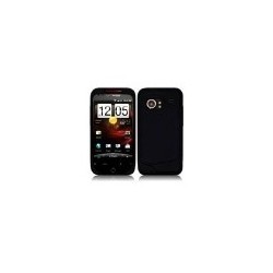 Housse etui silicone noir pour Htc Incredible S