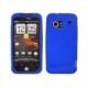 Housse etui silicone bleu pour Htc Incredible S