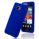 Coque silicone bleu Samsung Galaxy S2