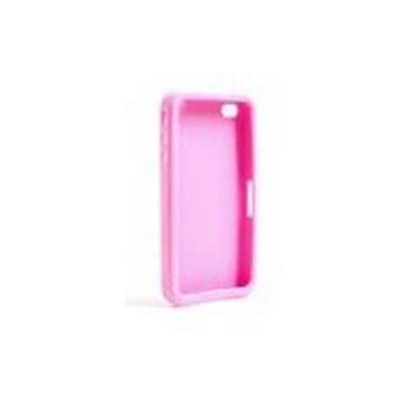 Etui en silicone rose pour Iphone 4