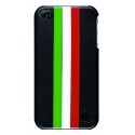 Coque en cuir trexta Snap it on Stripes Series drapeau Italien GWRONBLACK