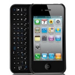 Coque avec clavier coulissant pour Iphone 4