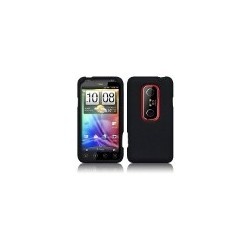 Housse en etuis silicone noir pour Htc Evo 3d