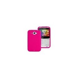 Housse en etuis silicone rose pour Htc Chacha