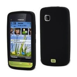 Coque Silicone Noir pour Nokia C5-03