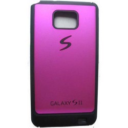 Coque étui arrière rose fuchsia Samsung Galaxy S2 i9100