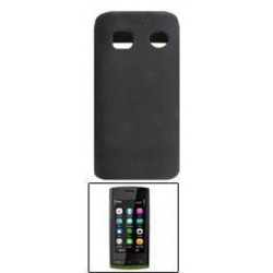 Coque Nokia 500 en gel silicone noir fumée design