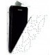 Housse Diamant en cuir pour Samsung Galaxy S2 - Blanche