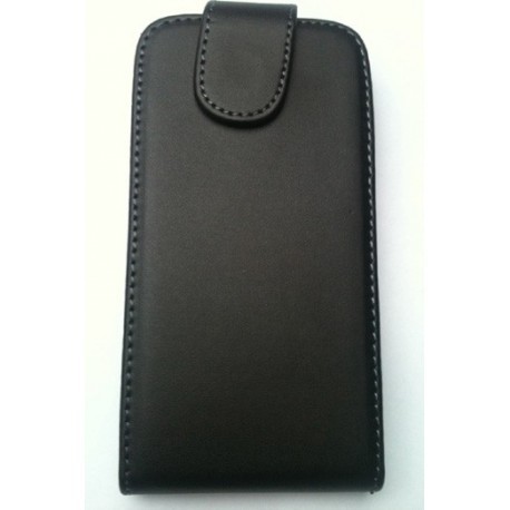 Housse pochette cuir noir pour HTC Radar