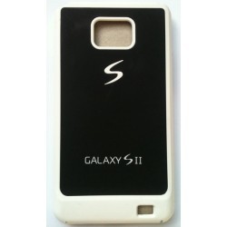 Coque blanche et noir pour Samsung Galaxy S2