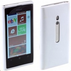 Coque silicone blanche Nokia Lumia 800