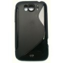 Coque silicone noir pour HTC Sensation XL