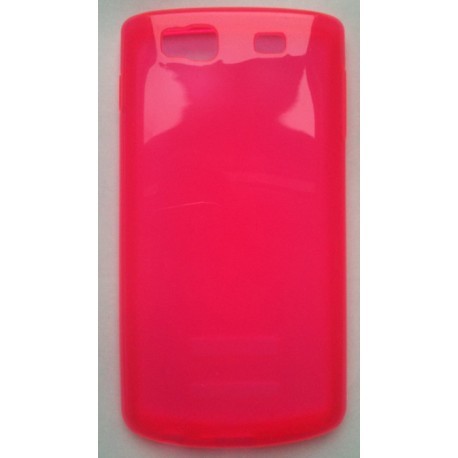 Coque silicone rose transparente Samsung Wave 3