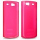 Coque silicone rose transparente Samsung Wave 3