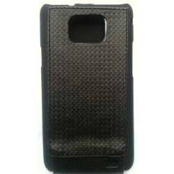 Housse ou étui carbone noir pour Galaxy S2 i9100