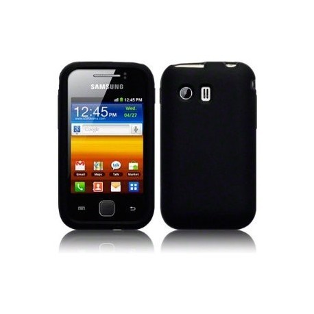 Coque silicone noir pour Samsung Galaxy Y