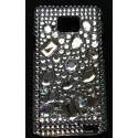 Coque avec diamants en relief pour Galaxy S2 i9100