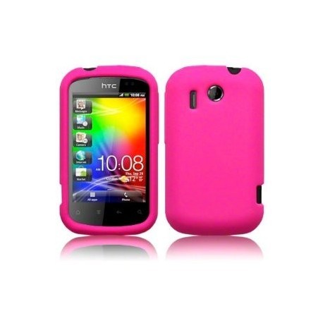 Etui silicone HTC Explorer - couleur rose
