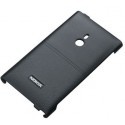 Coque arrière en cuir de luxe pour Nokia Lumia 800