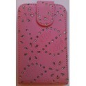 Housse rose strass Samsung Galaxy Pro