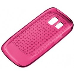 Coque en silicone rose d'origine Nokia Asha 302