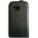 Etui style carbone noir pour Samsung Galaxy Y S5360