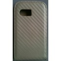 Etui carbone gris pour Samsung Galaxy Y