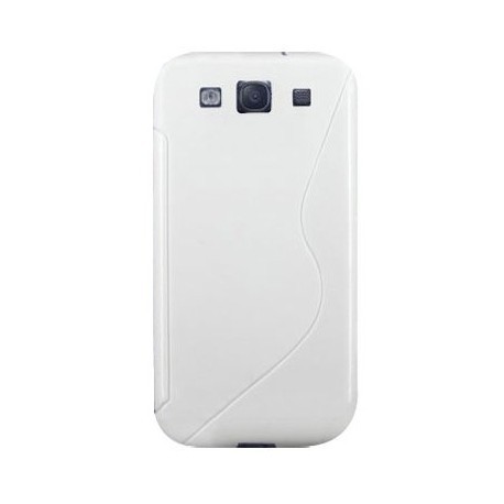 Etui silicone blanc Samsung Galaxy S3 i9300 - coque blanche