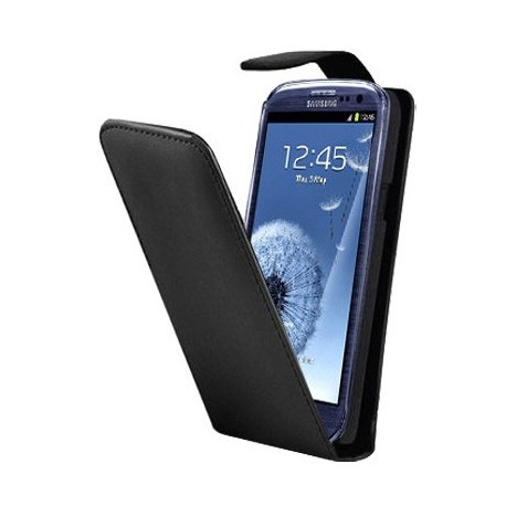Housse Samsung Galaxy S3 - étui noir à rabat