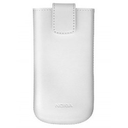 Etui vertical Nokia (pochette taille L) couleur blanc