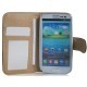 Etui blanc portefeuille Samsung Galaxy S3 - housse blanche