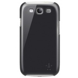 Coque marque Belkin pour Samsung Galaxy S3 - polycarbonate noir