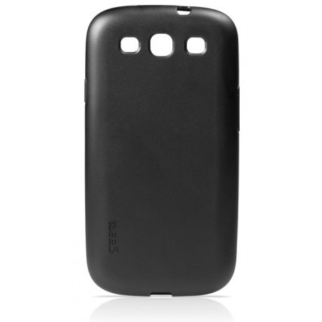 Coque rigide noire de luxe pour le Samsung Galaxy S3 - Marque Gear4