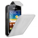 Housse blanche Samsung Galaxy Mini 2 S6500 - Etui blanc