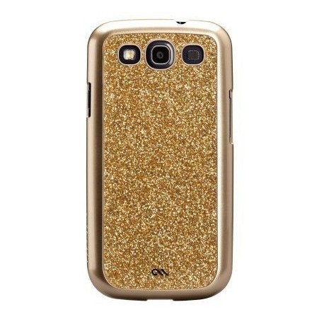 Coque série Glam Case Mate Paillettes Or pour Samsung Galaxy S3